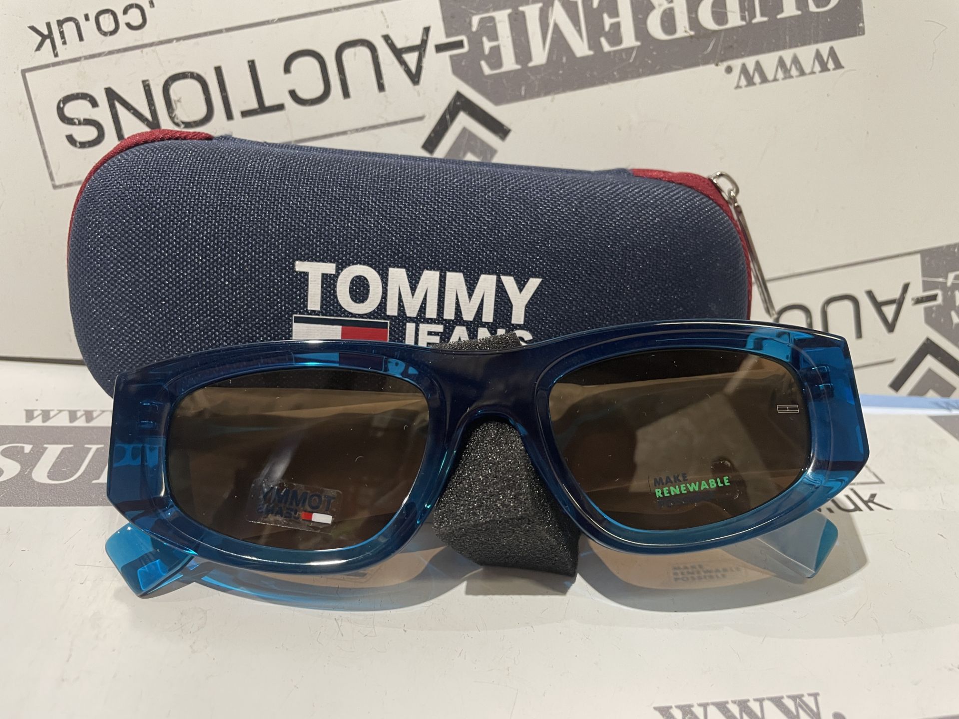 BRAND NEW PAIR OF TOMMY HILFIGER TURQOUISE 0087/S SUNGLASSES S/R