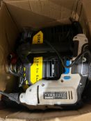 2 PIECE LOT TO CONTAIN STANLEY AIR COMPRESSOR & MACALLISTER HAMMER DRILL. (INSL)