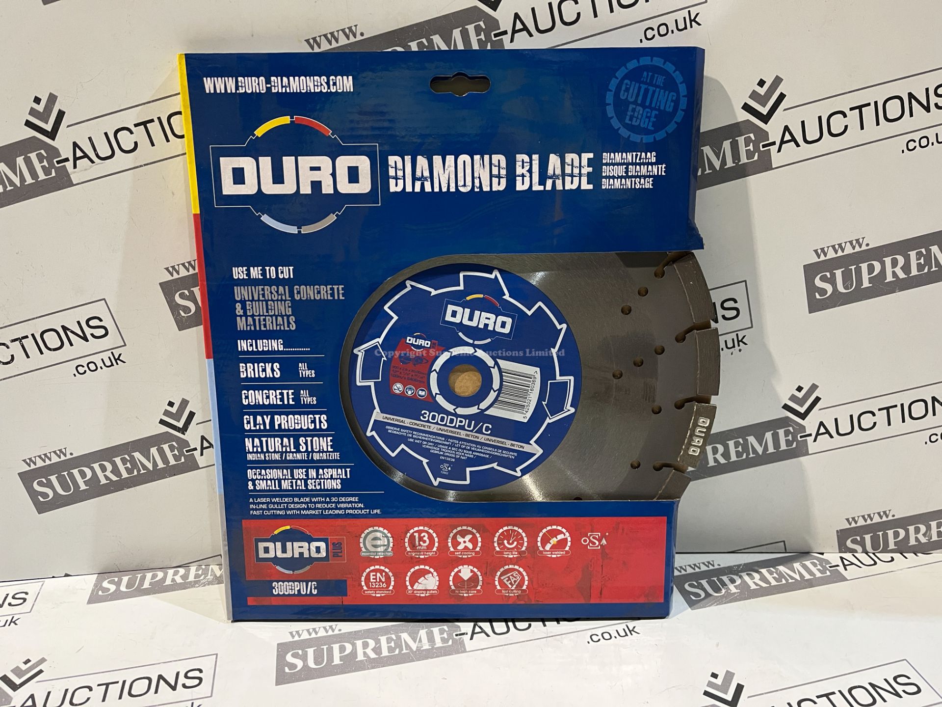 3x BRAND NEW DURO DIAMOND BLADE 300 X 2.6 X 20MM. (INSL)