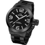 Brand NewTW Steel Men's Quartz Watch with Black Dial Analogue Display and Black Stainless Steel