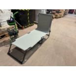 2 X BRAND NEW PREMIUM GREY SUN LOUNGERS R19-4