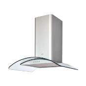 BRAND NEW COOKE AND LEWIS CLCGLEDS50 STAINLESS STEEL CURVED COOKER HOOD R6-5