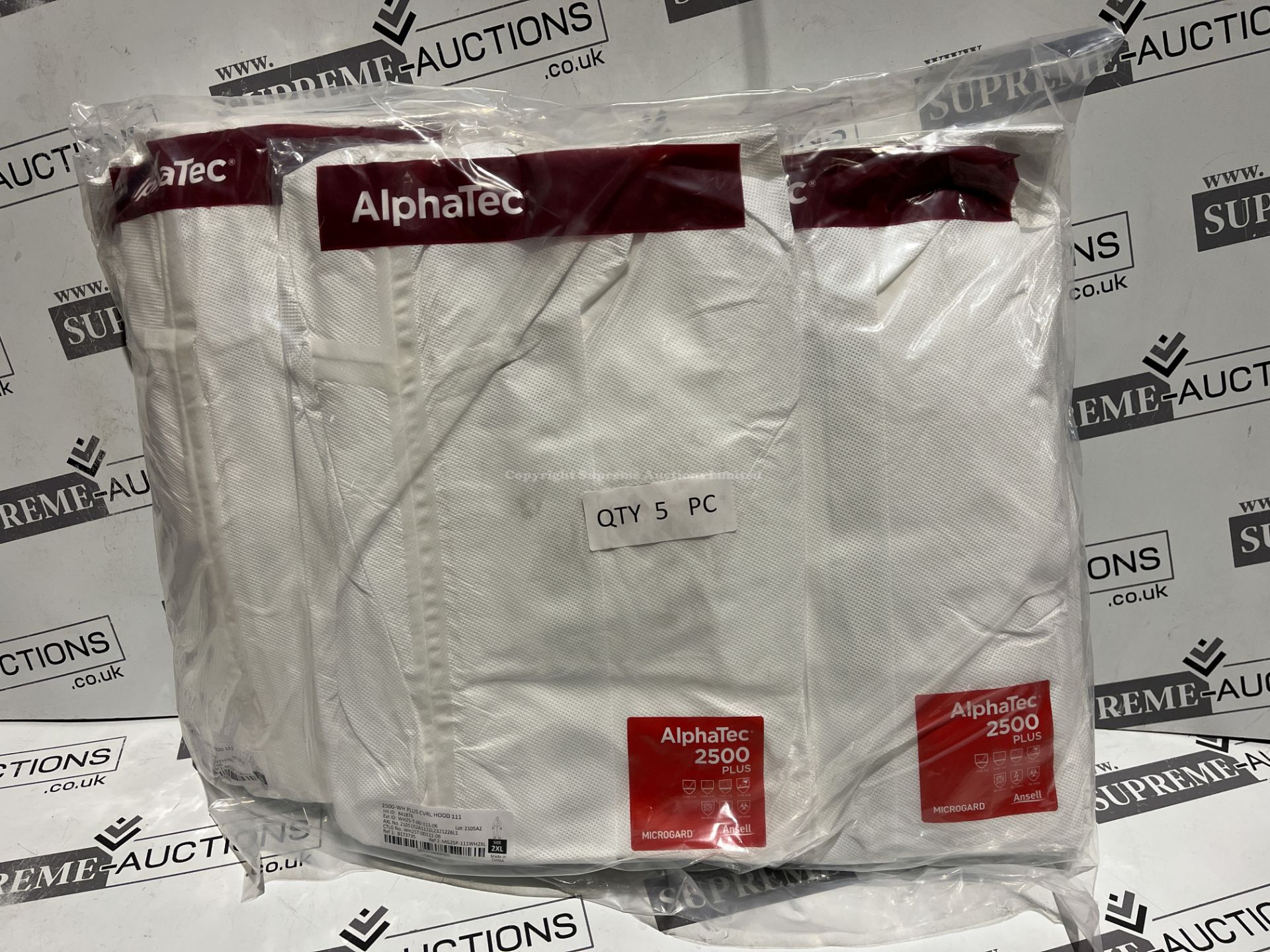 2 X BRAND NEW PACKS OF 30 ANSELL ALPHATEC COVERALLS R6-2