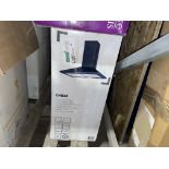 BRAND NEW CHB60 BLACK CHIMNEY HOOD R19-3