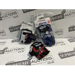 21 X BRAND NEW PAIRS OF KIDI MOTO ASSORTED CHILDRENS BIKE GLOVES IN VARIOUS STYLES AND SIZES R17-2