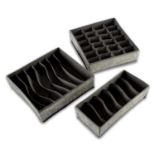 30x BRAND NEW PACKS OF 3 HANDY SOLUTIONS DRAWER ORGANISERS. (R17-5)