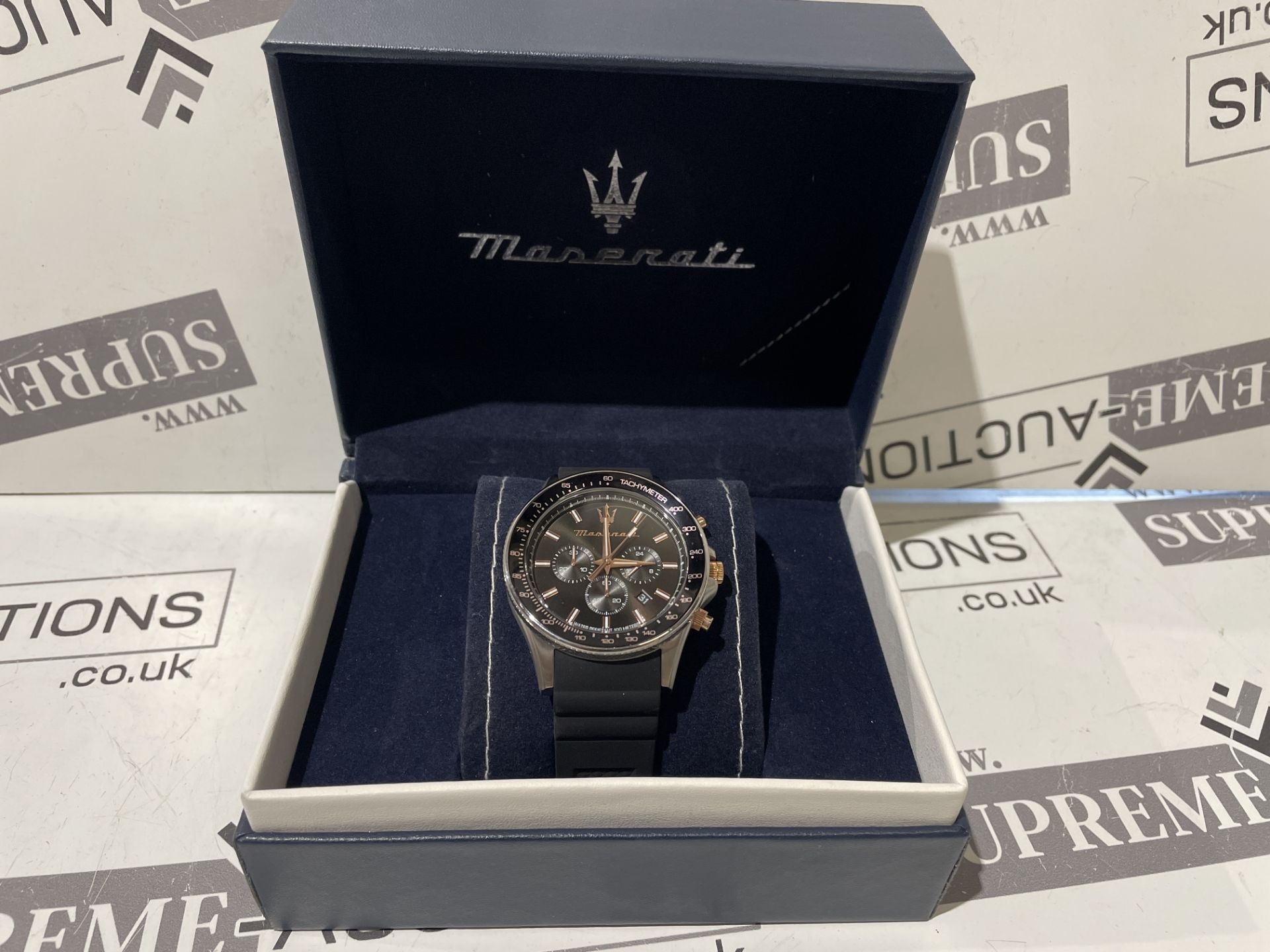 BRAND NEW MASERATI SFIDA QUARTZ WRIST WATCH RRP £259 S/R