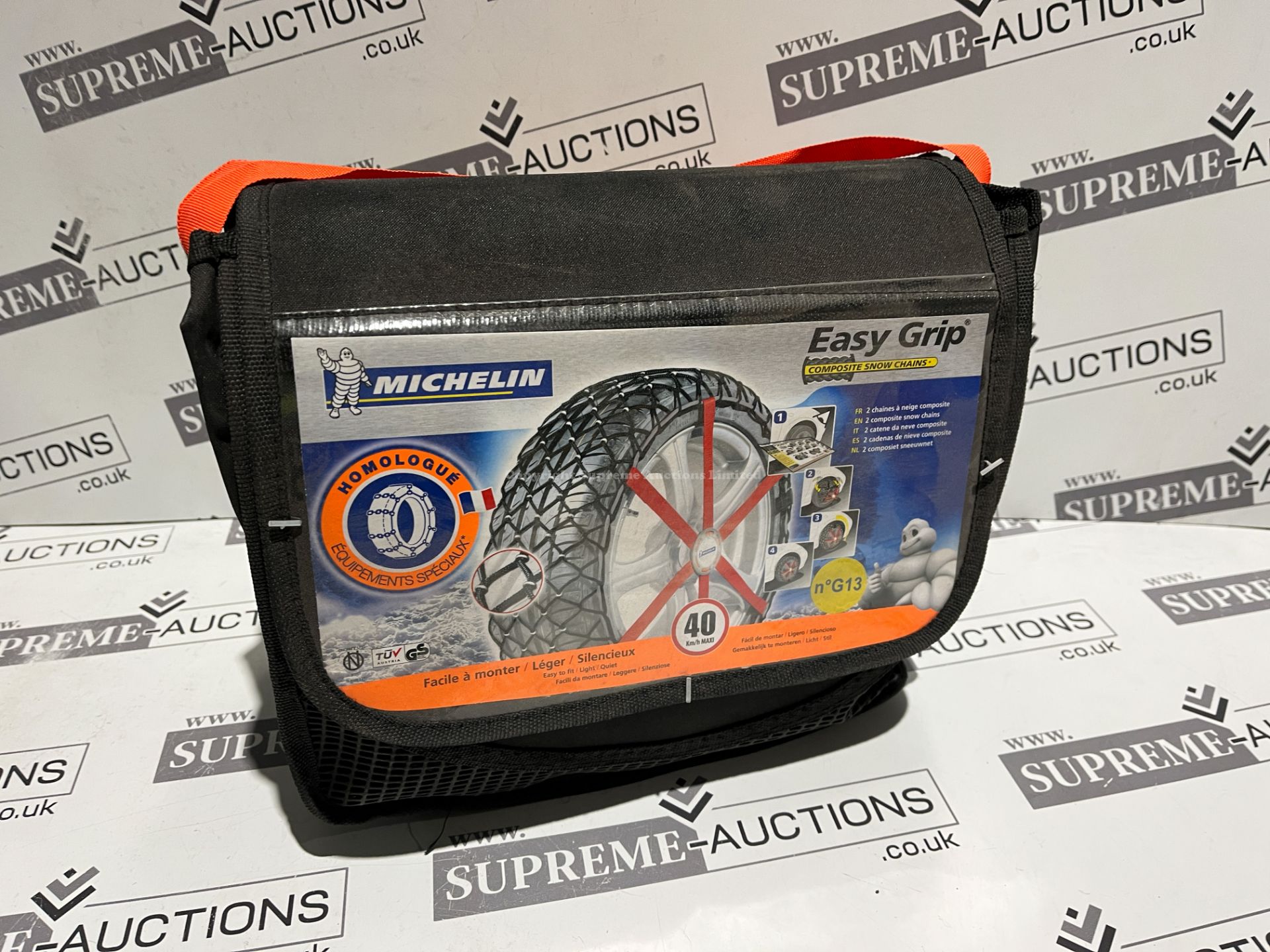 6 X BRAND NEW MICHELIN PROFESSIONAL EASY FIT COMPOSITE SNOW CHAINS R5-8