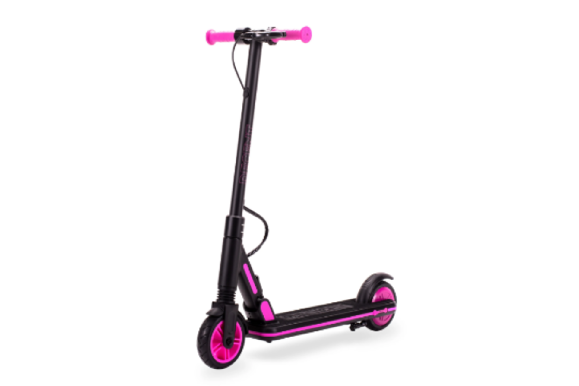 New &Boxed DECENT Kids Electric Scooter - Black/Pink. Let your kids zip around in style. With this