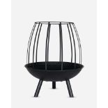 Brand New La Hacienda Large Steel Firepit with Pedestal Stand RRP £149 R9.10, Add style to your