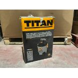 2 X TITAN WET AND DRY CANISTER VACUUMS R12-15