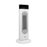 2 X BRAND NEW TRISTAR 2000W WHITE FREESTANDING SMART CERAMIC DIGITAL HEATERS R19-3