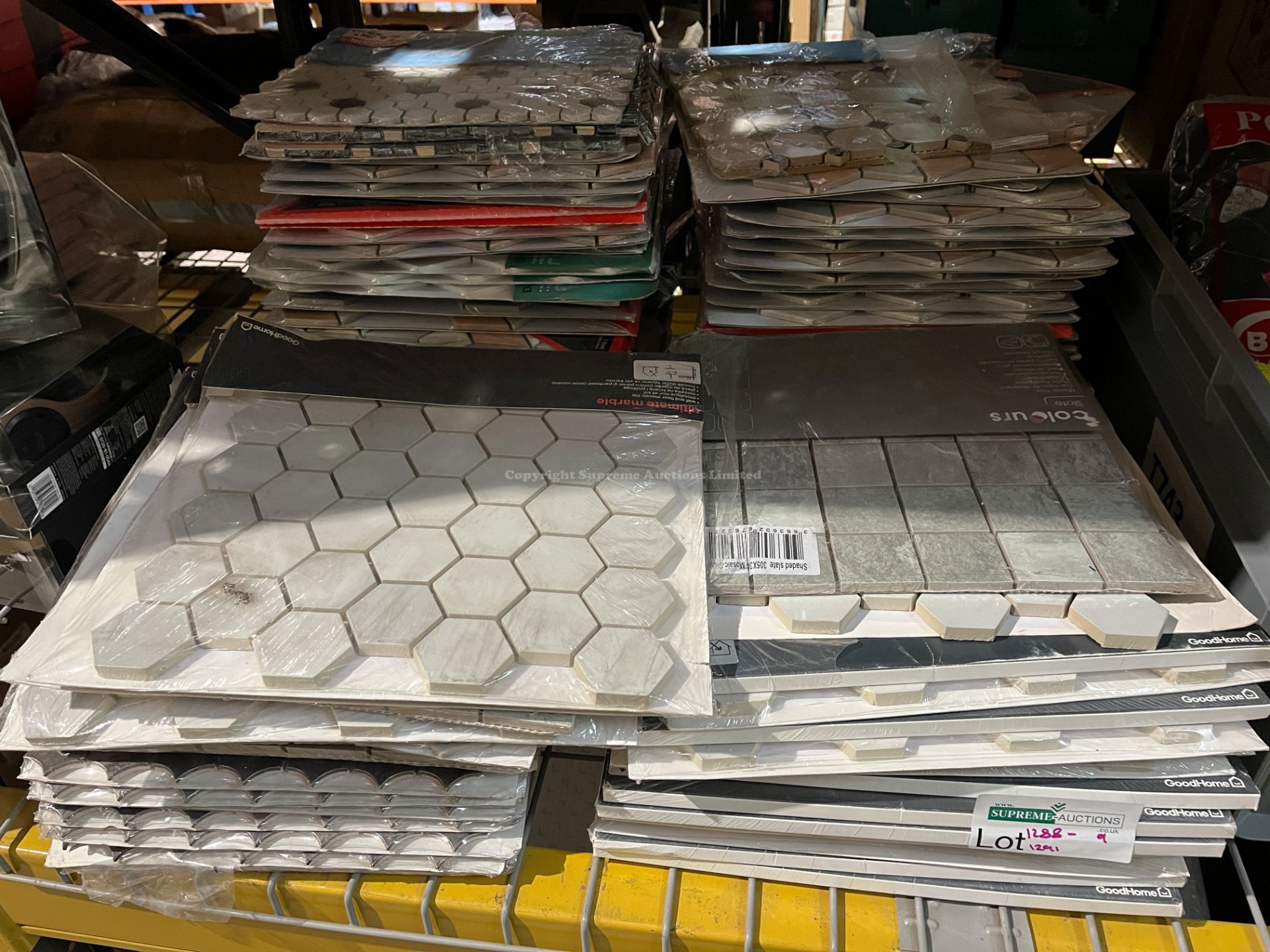 30 X BRAND NEW PACKS OF ASSORTED MOSAIC TILE SHEETS R6-7