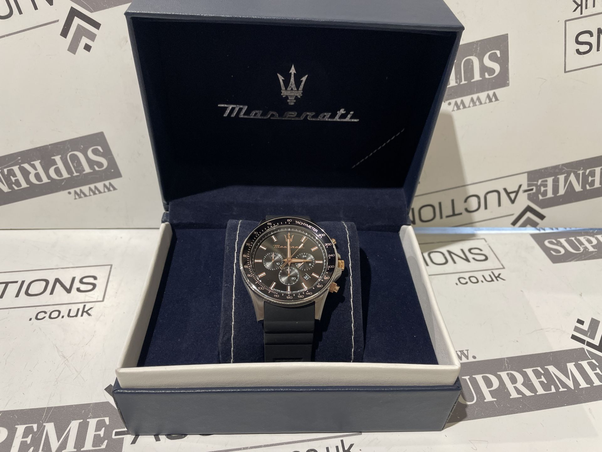 BRAND NEW MASERATI SFIDA QUARTZ WRIST WATCH RRP £259 S/R