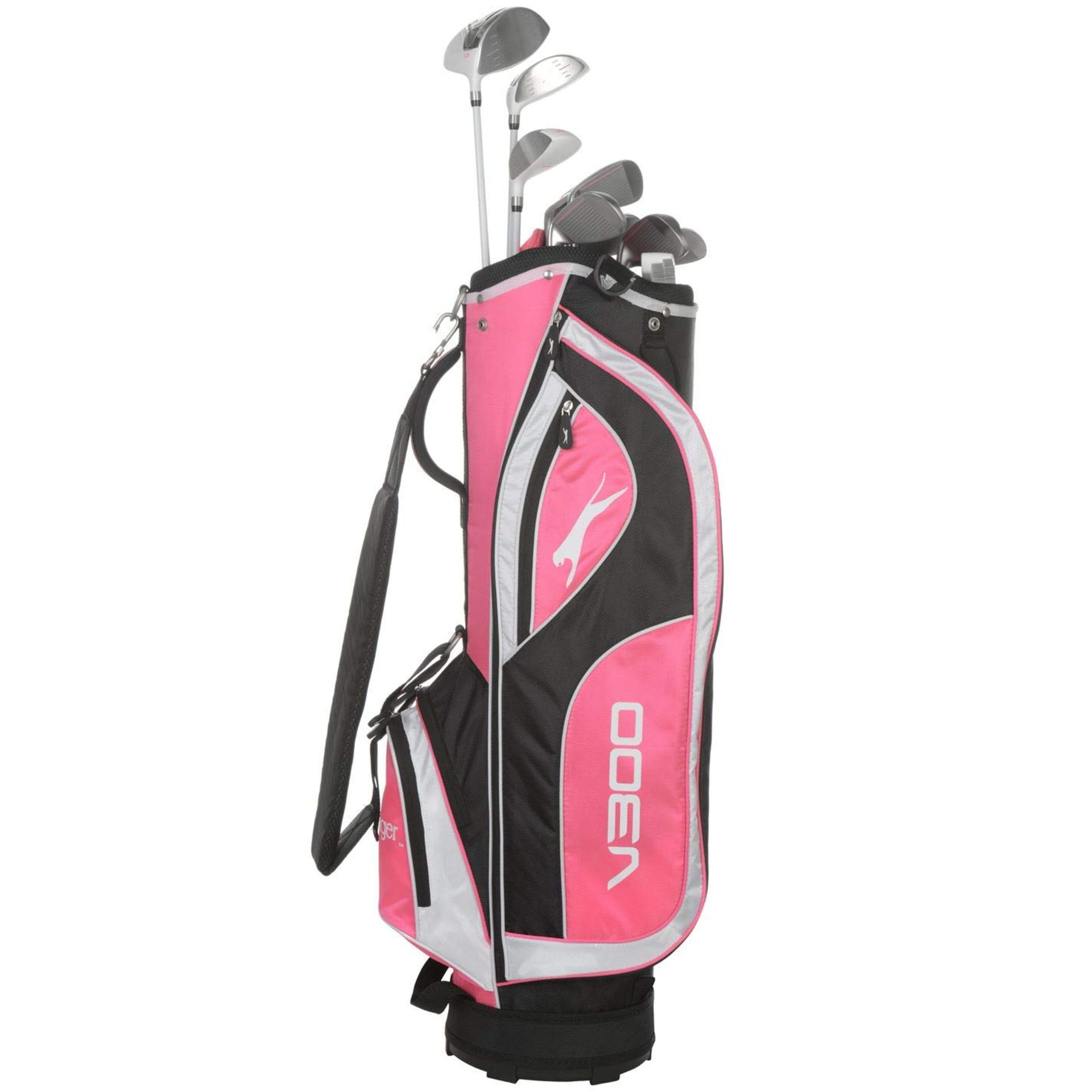 BRAND NEW SLAZENGER LADIES V300 GOLF CLUB HALF SET WITH STAND BAG RRP £389 S1RA