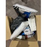 4 X BOXES OF 112 PIECE ASSORTED CLEANING KITS INCLUDING DISPOSABLE GLOVES, HAZMAT APRONS, CLEANING