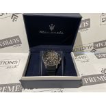 BRAND NEW MASERATI SFIDA QUARTZ WRIST WATCH RRP £259 S/R