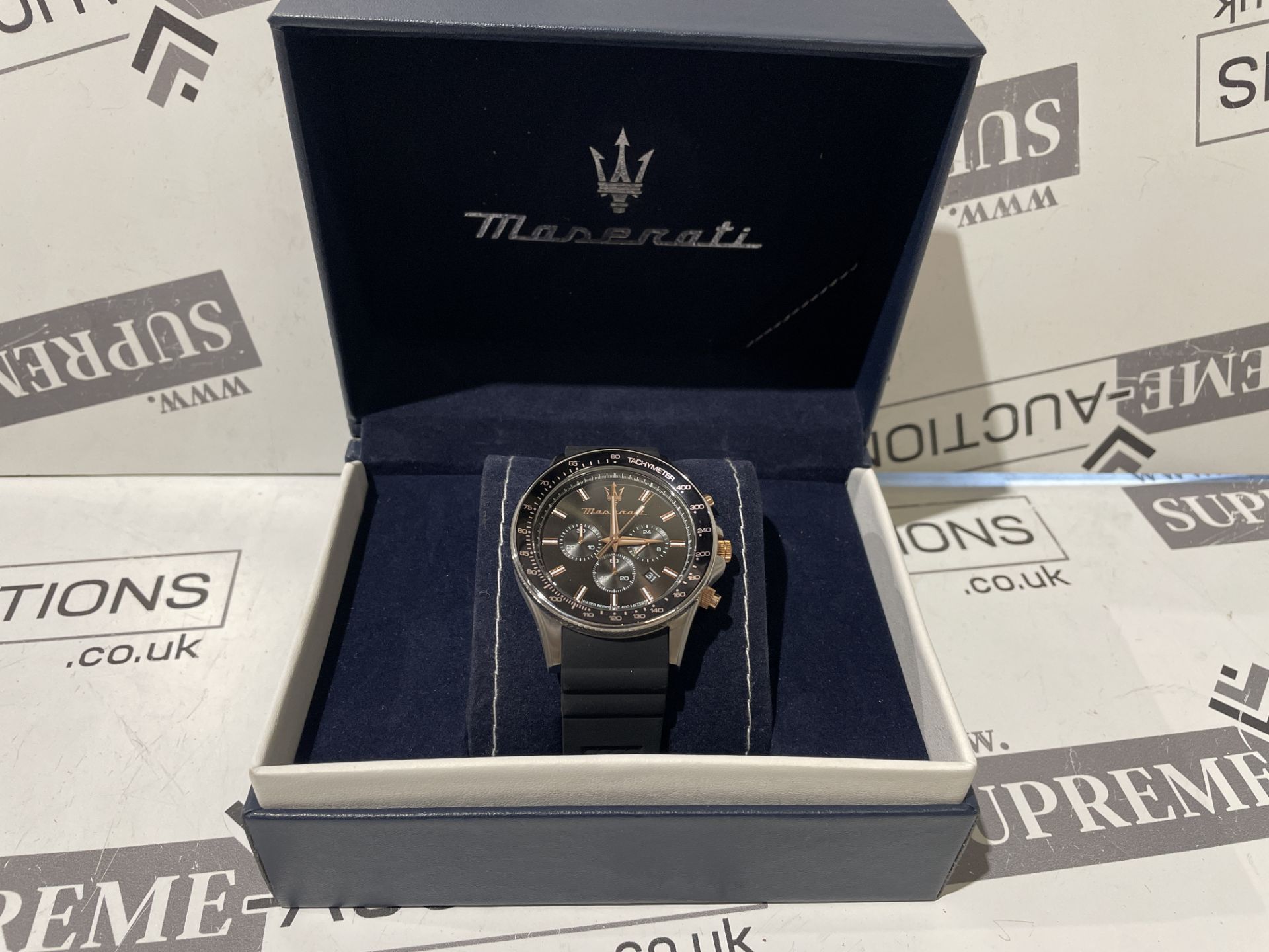 BRAND NEW MASERATI SFIDA QUARTZ WRIST WATCH RRP £259 S/R