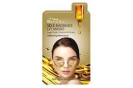 36 X BRAND NEW 7TH HEAVEN RENEW YOU GOLD RADIANCE PACK OF 2 EYE MASKS, TARGETS DARK CIRCLES AND