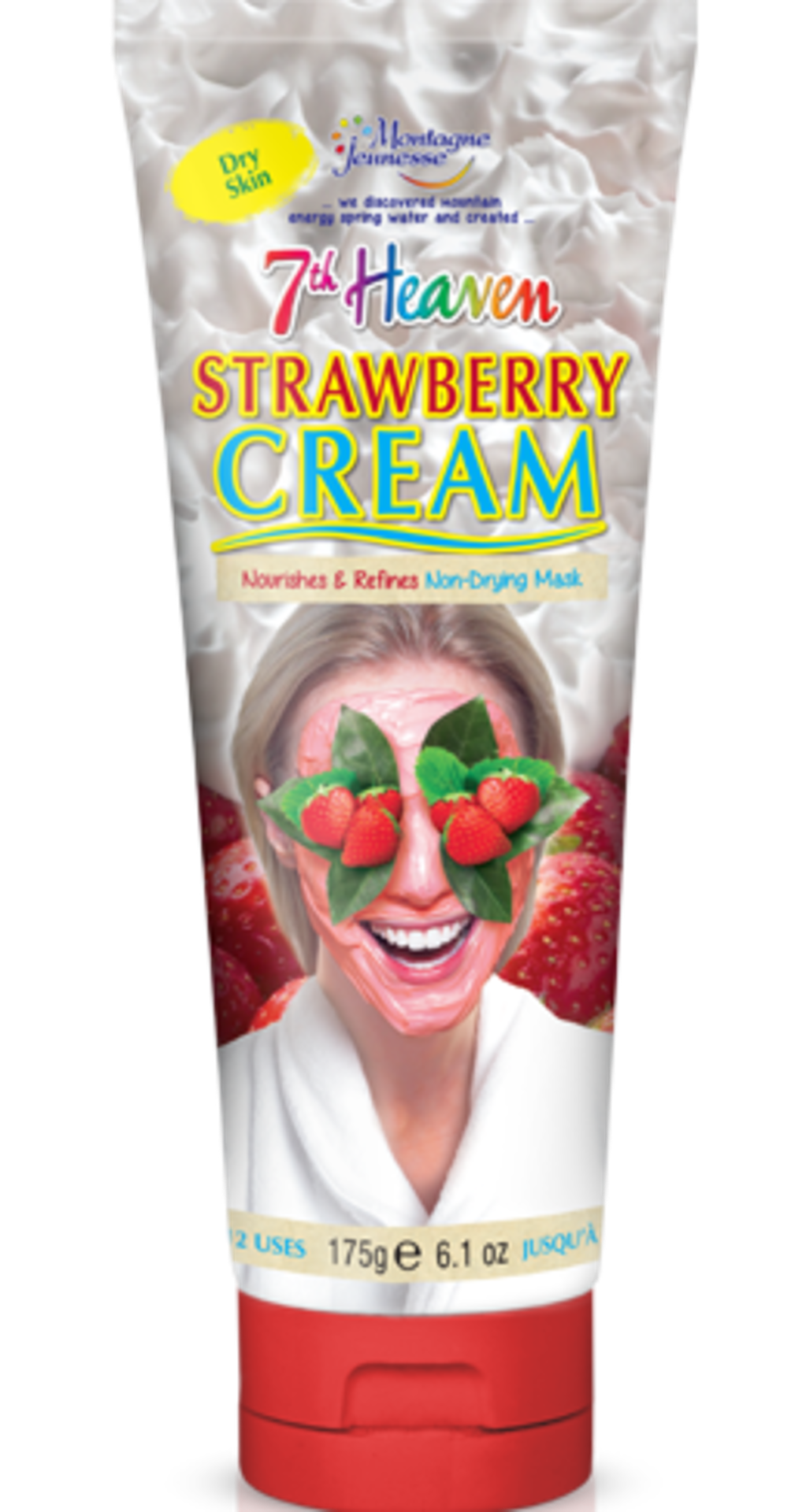 62 x Brand NEW 7th Heven Strawberry Cream Tube 175g - PW