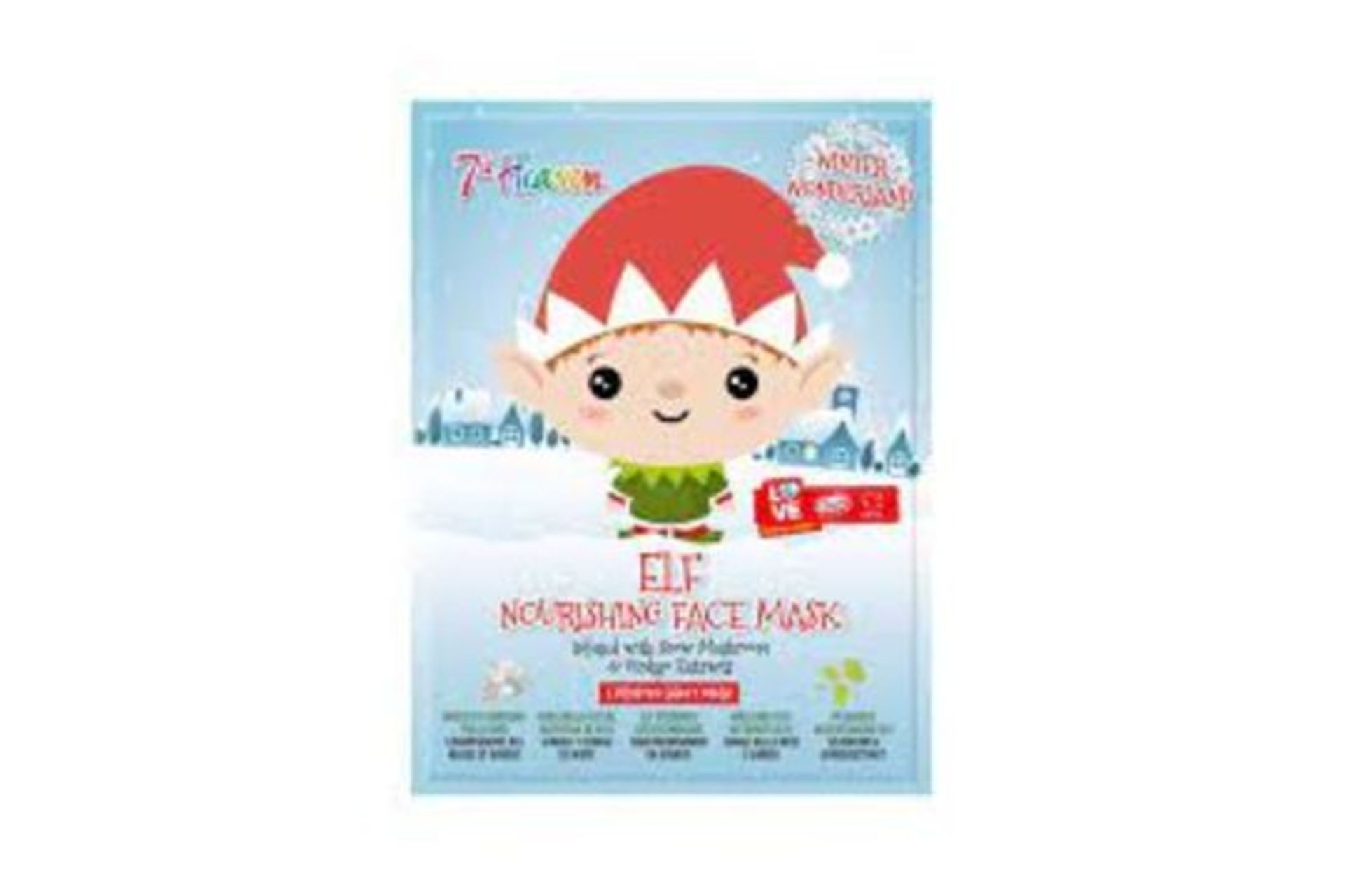 84 x BRAND NEW 7TH HEAVEN WINTER WONDERLAND ELF NOURISHING FACE MASKS PW