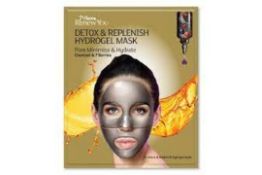 72 X BRAND NEW 7TH HEAVEN RENEW YOU DETOX AND REPLENISH HYDROGEL MASKS, PORE MINIMISE AND HYDRATE