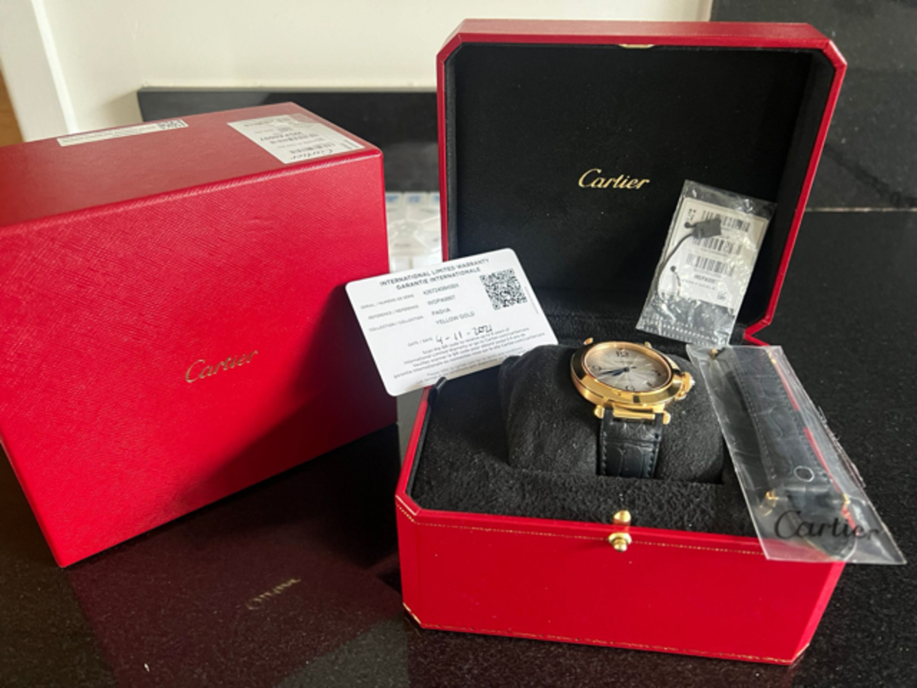 Cartier Pasha De Cartier Watch, Automatic Movement. NO VAT ON THE HAMMER