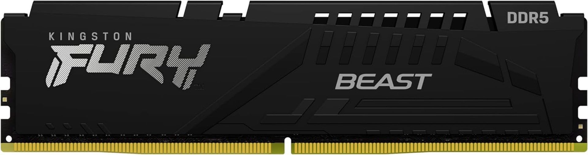 NEW FACTORY SEALED KINGSTON FURY Beast 32GB (2x16GB) DDR5 PC5-48000C40 6000MHz Dual Channel RAM Kit. - Image 3 of 6