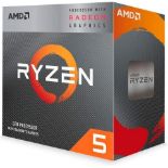 2x BRAND NEW FACTORY SEALED AMD Ryzen 5 4600G. RRP £89.99 EACH. AM4, 3.7GHz (4.2 Turbo), 6-Core,