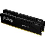 NEW FACTORY SEALED KINGSTON FURY Beast 32GB (2x16GB) DDR5 PC5-48000C40 6000MHz Dual Channel RAM Kit.