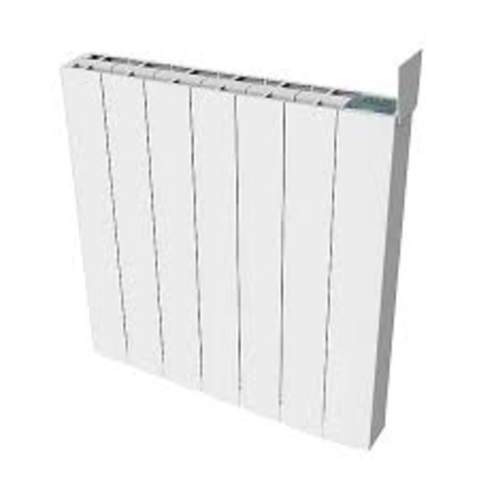 GoodHome Duben Electric White Radiator. -ER47