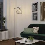 GoodHome Smertrio Matt Black Floor lamp. - Er48. This GoodHome Smertrio floor light is perfect for