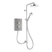 Mira Decor Dual Electric Shower - 10.8kW Warm Silver Shower Head. - ER48. Make a real design