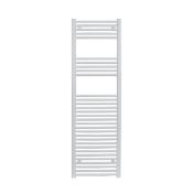 Towel Rail Radiator Curved White Steel Central Heating 160 x 60cm (ER45)