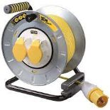 Masterplug OTMU30162LV-PX PRO-XT Metal Cable Reel 110V 16A Thermal Cut-Out 30m . - ER46