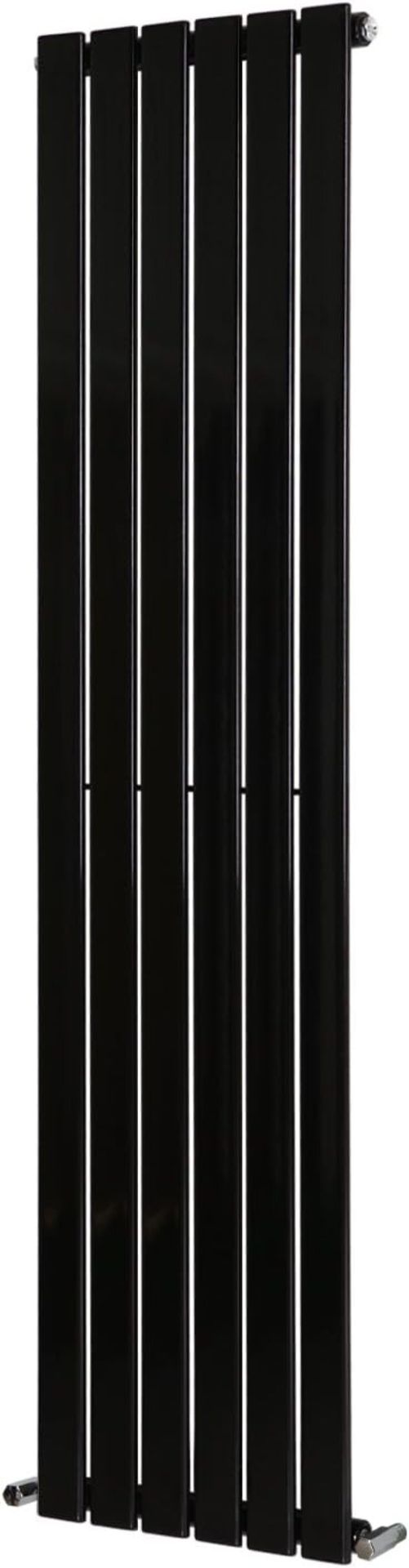 Modern Vertical Flat Panel radiators | Black 1800 x 480 mm (ER40) *DESIGN MAY VARY