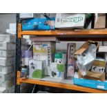 Full Shelf Lot to contain; LED Lights, Garden Lights, Stake Lights, Ceiling Lights, Lamps and