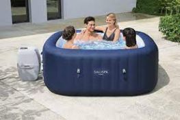 Bestway Hawaii SaluSpa 6 Person Inflatable Square Outdoor Hot Tub. - ER47.