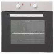 Cooke & Lewis Built- In Single Electric Oven Stainless Steel. - ER47.