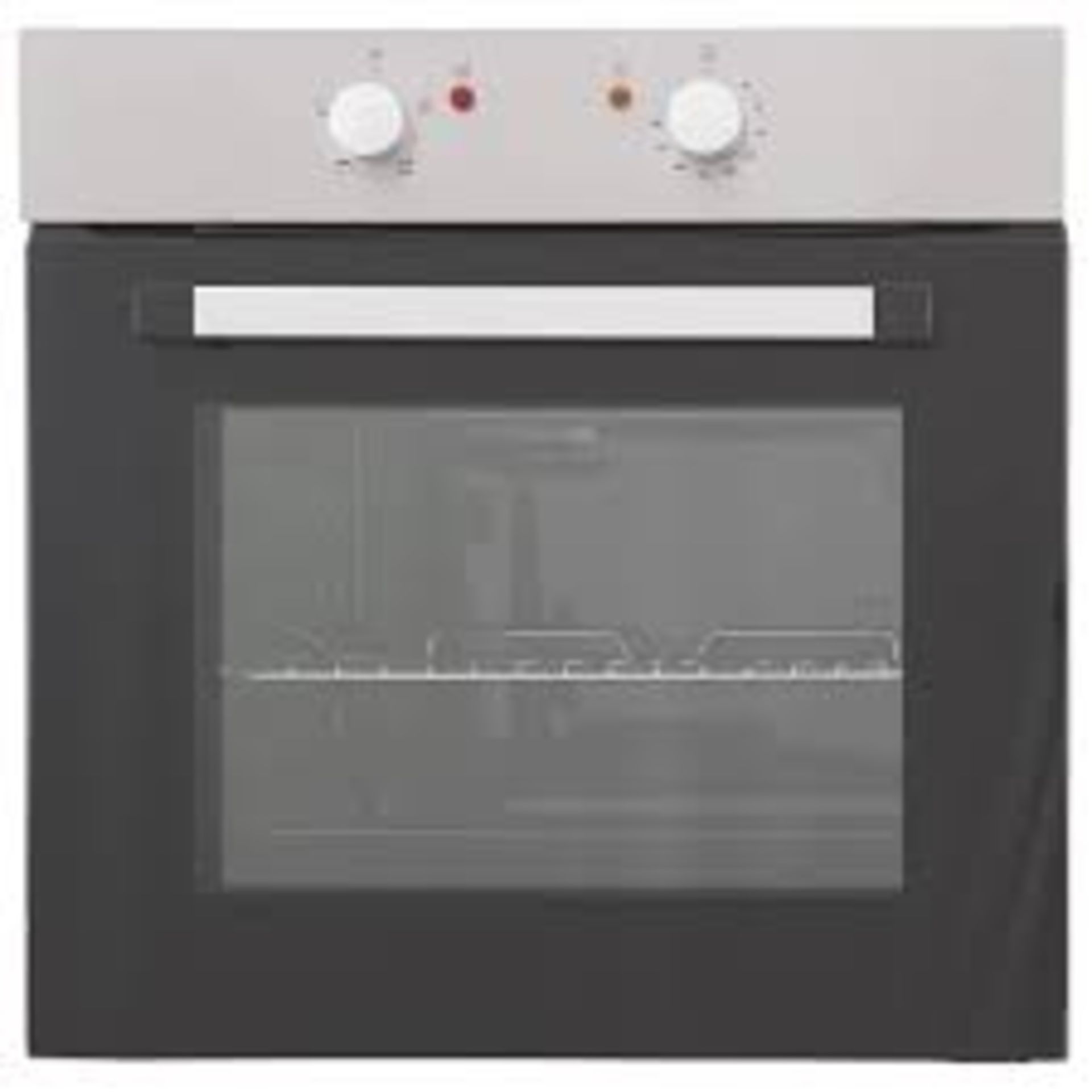 Cooke & Lewis Built- In Single Electric Oven Stainless Steel. - ER47.