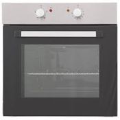 Cooke & Lewis CSB60A Black Built-in Electric Single Conventional Oven. - ER46. This conventional,