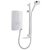 Mira Sport Max Airboost White Electric Shower, 10.8kW. - ER46. A powerful electric shower, Mira