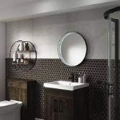 Sensio Aspect Floating Edge Round LED Mirror. -ER47. ... With its matte black finish and fully