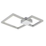 Aviles LED Ceiling Light 2 Lamp Way Bathroom Chrome Effect. - ER50.