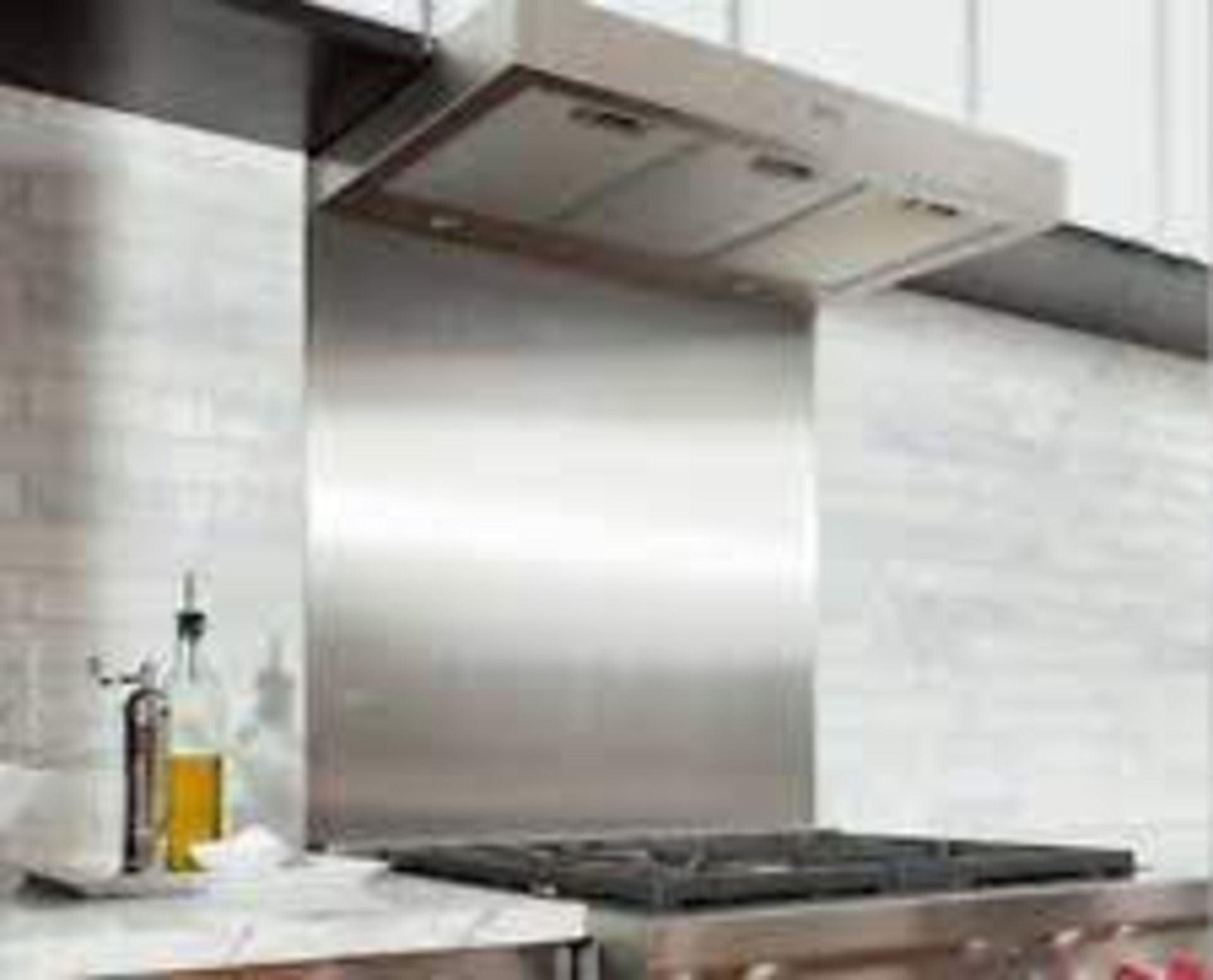 Brushed Stainless Steel Splashback 750mm X 600mm Top Satin Kitchen Splash Back (ER40)