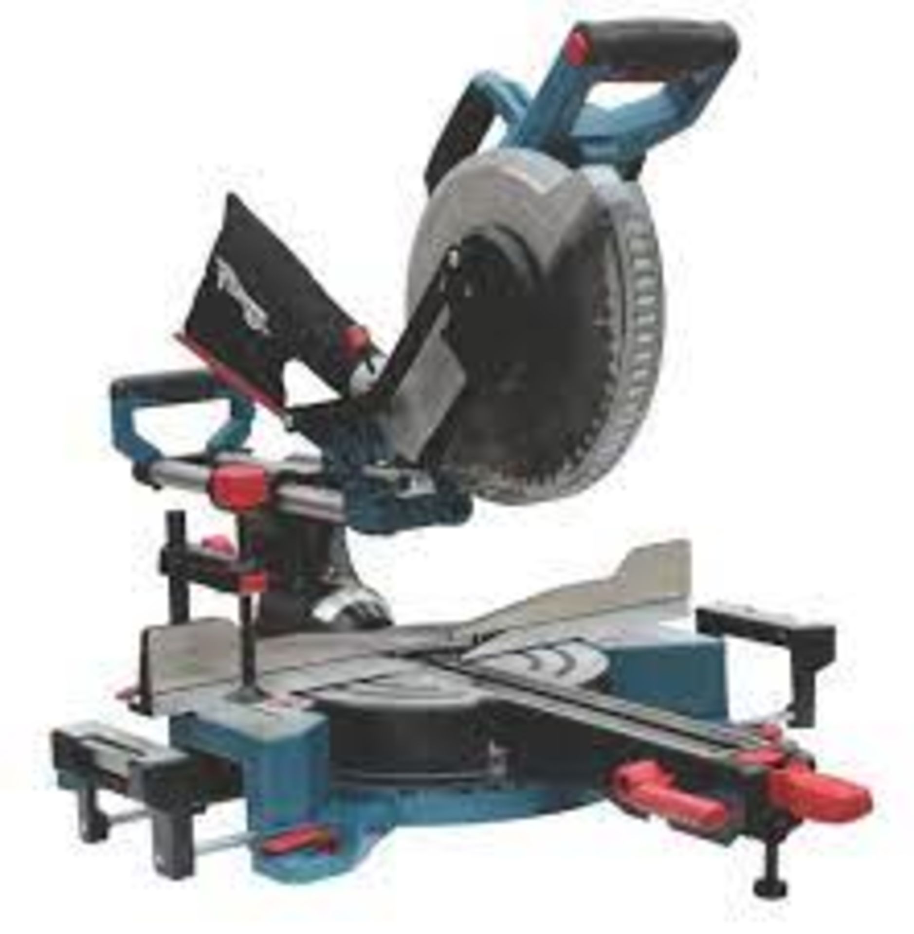 Erbauer 254mm Electric Double-Bevel Sliding Mitre Saw 220-240V. - ER48. Double-bevel sliding mitre