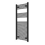 FLOMASTA Bathroom Towel Warmer Radiator Black (H)1200mm x (W)500mm (ER43)