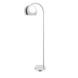 GoodHome Kotenay Modern Chrome effect Floor light. - ER23.