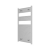 Flomasta Towel Rail Radiator Chrome Bathroom Warmer Ladder 415W (H)1200x(W)600mm (ER45)