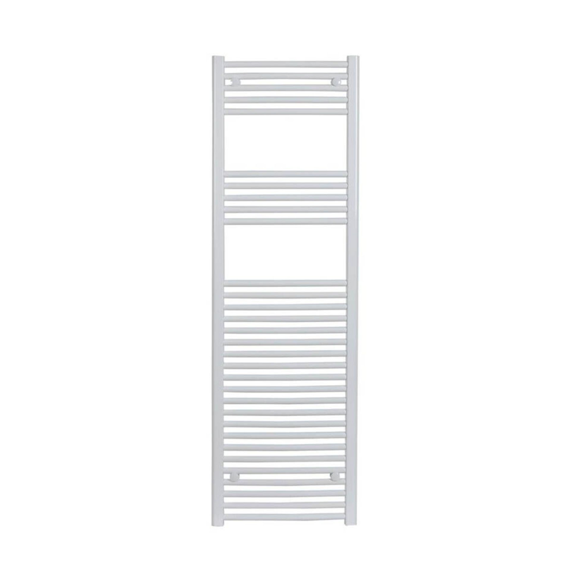 Towel Rail Radiator Curved White Steel Central Heating 160 x 60cm (ER43)